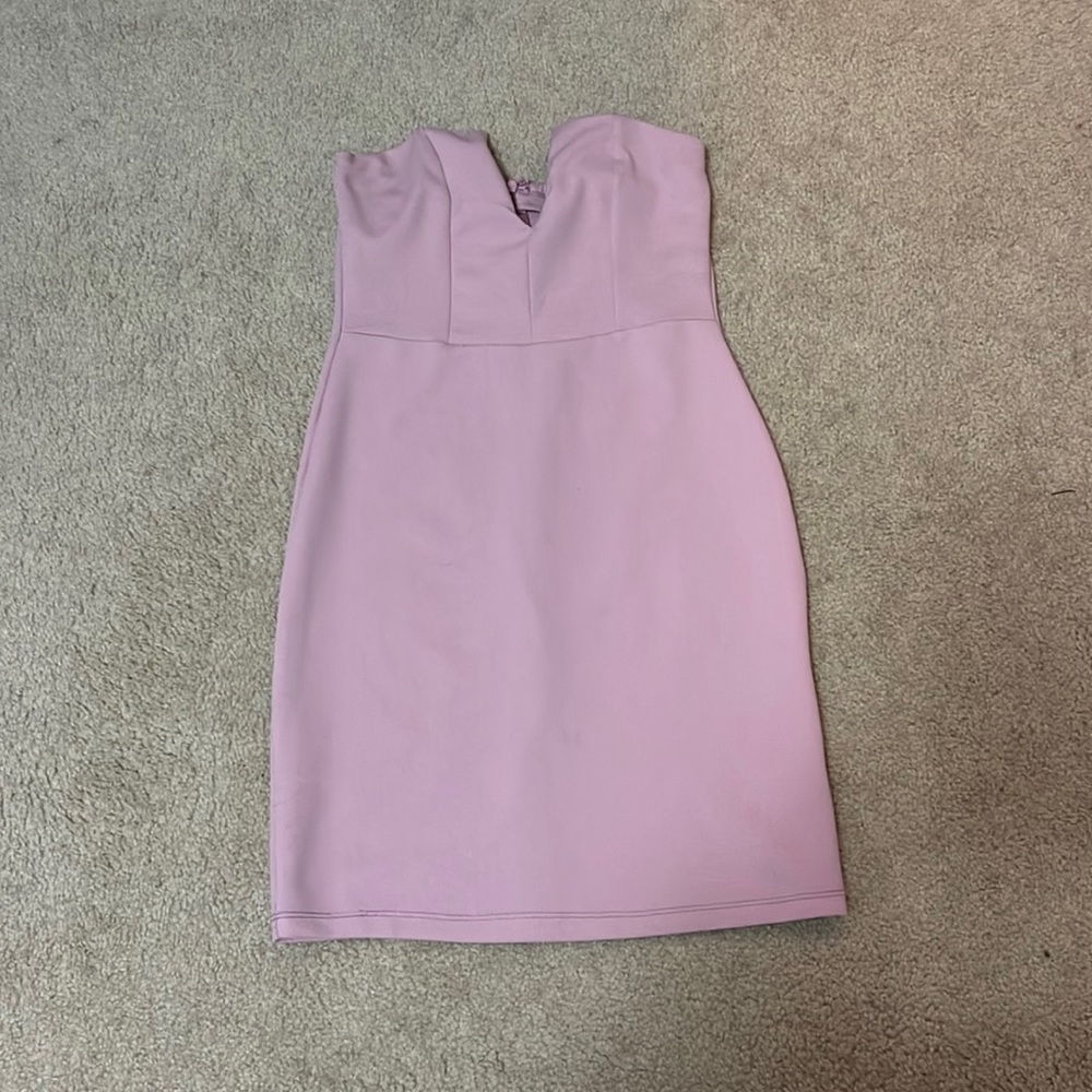Pink bodycon dress